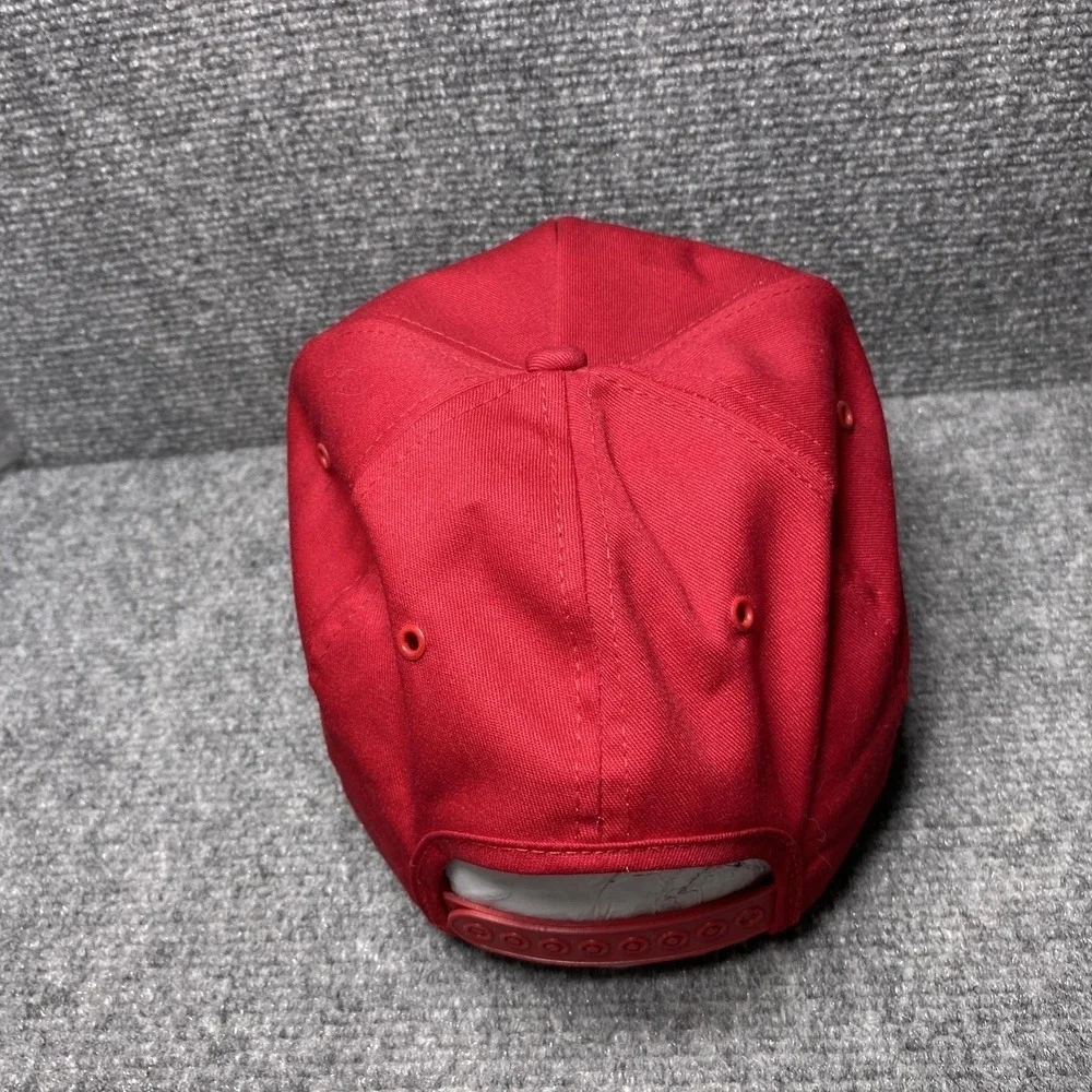 Patriot Seed Hat Cap Snap Back Red Embroidered Advertising Promo Mens Made USA